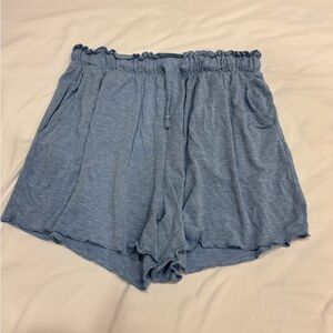 Born Light Blue High Waist Women's Shorts